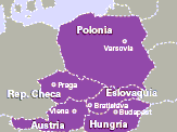Pases de tren Regionales en Europa Mapa Europa del Este